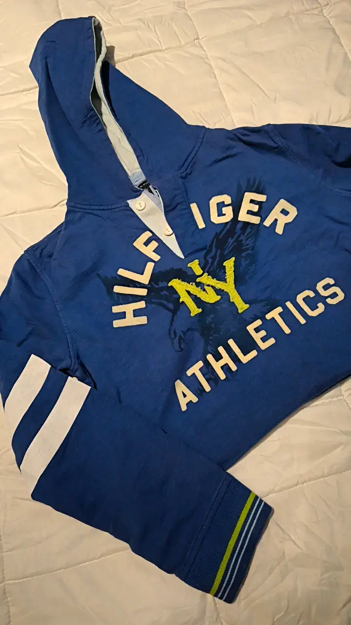 Polerón azul con capucha Hilfiger Athletics - 3