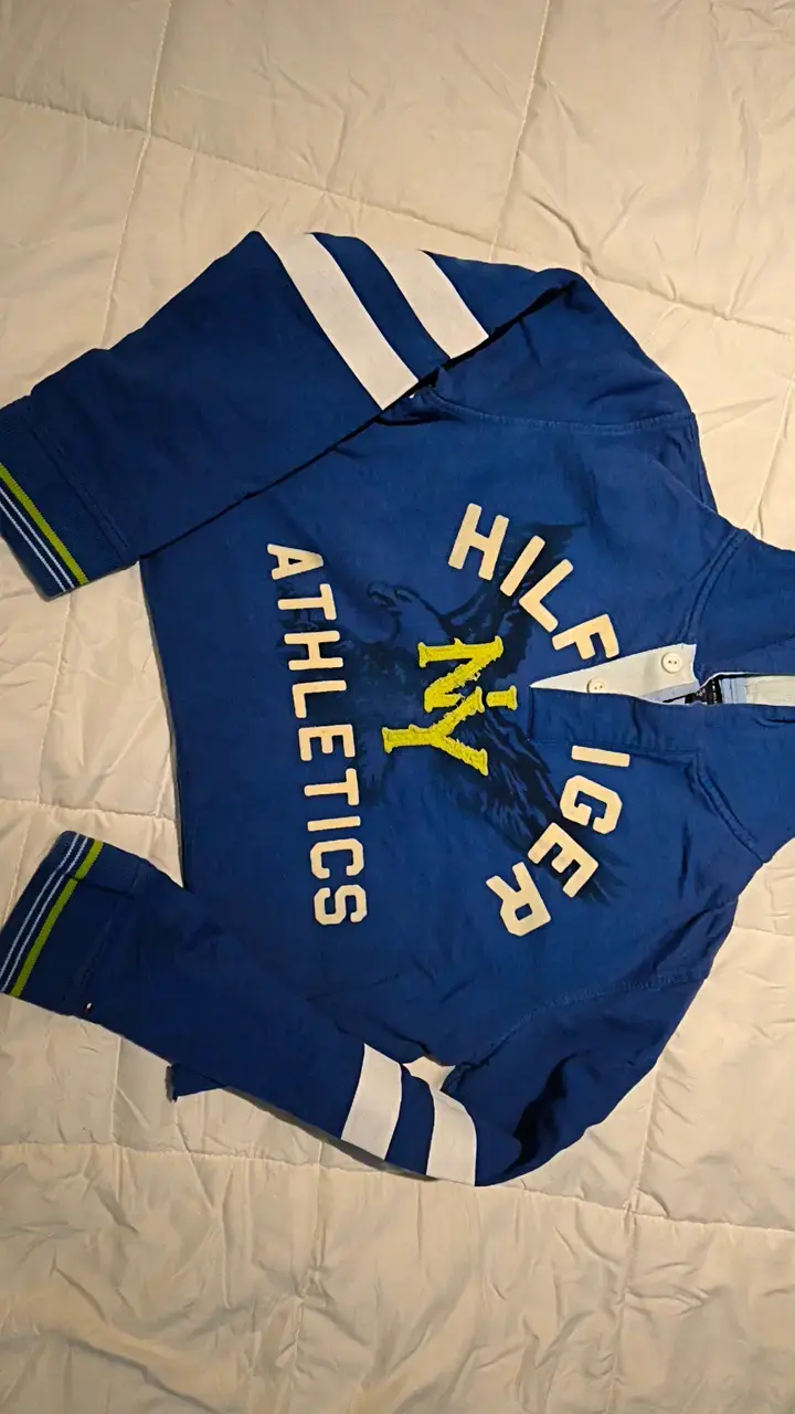 Polerón azul con capucha Hilfiger Athletics - 4