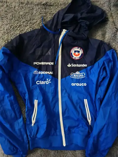 Chaqueta Nike Federación de Fútbol de Chile Azul - miniatura 1