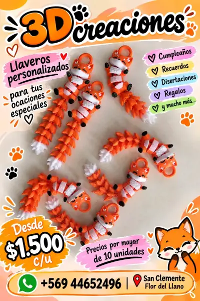 Letreros y llaveros personalizados 3D Creaciones - miniatura 2