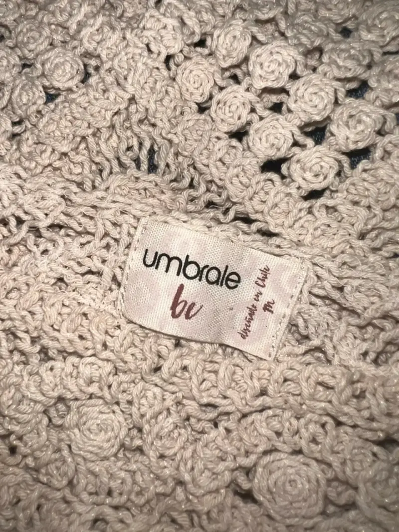 Top de crochet beige Umbrale - 3