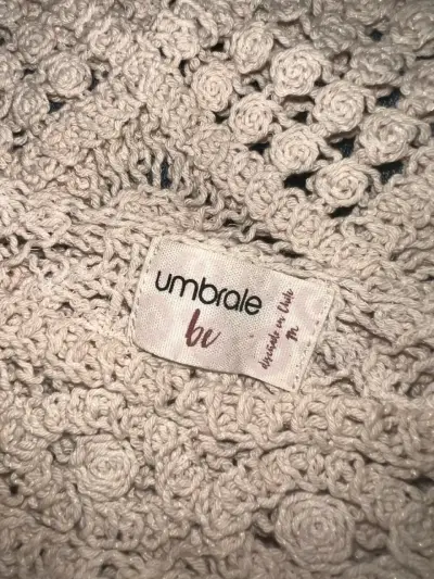 Top de crochet beige Umbrale - miniatura 3