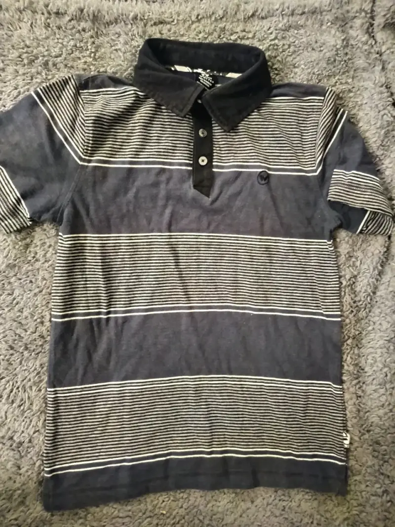 Polera Polo Rayada Shawn White Talla M - 1