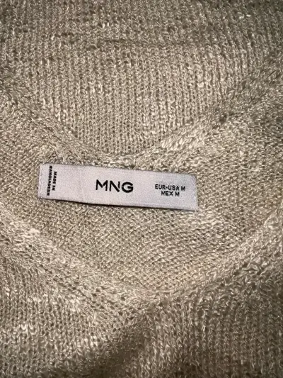 Top sin mangas beige MNG - miniatura 2