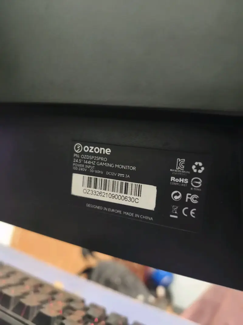 Monitor gaming Ozone 24.5 pulgadas 144Hz - 2