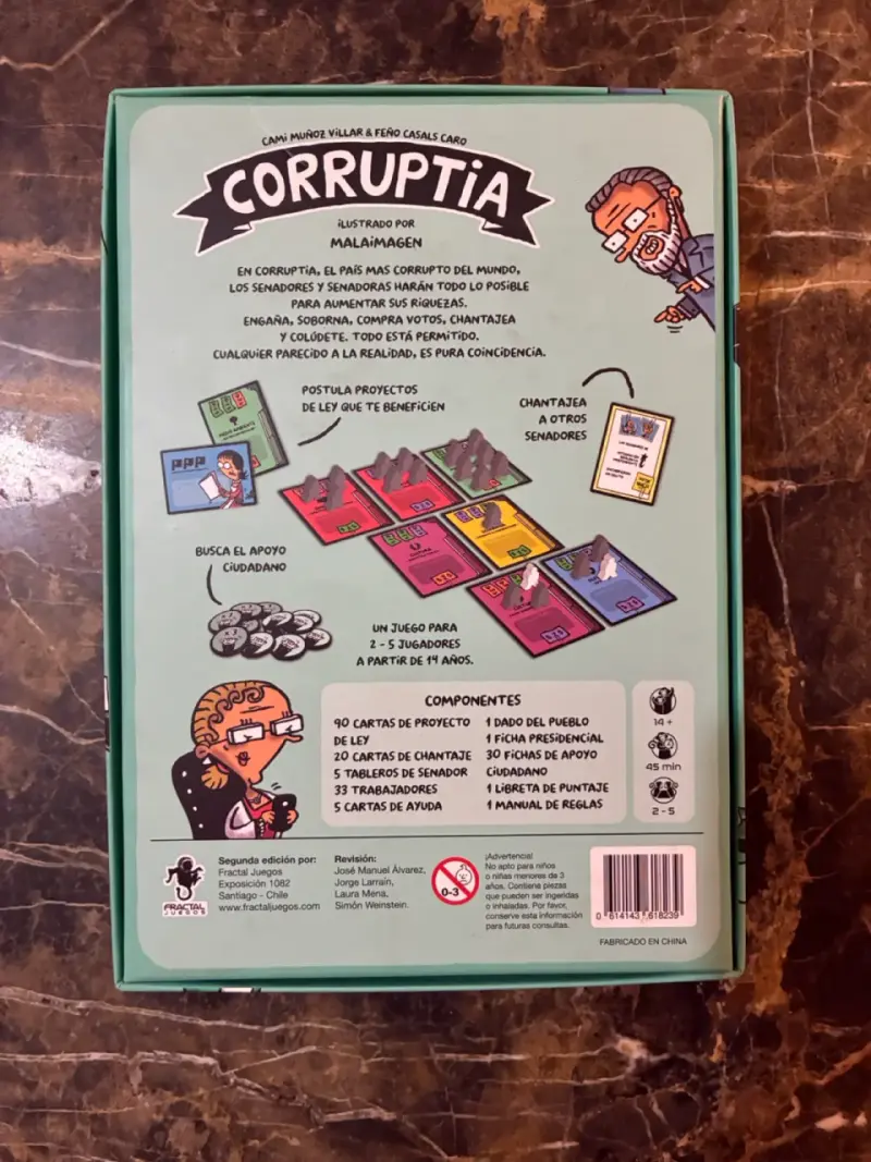 Juego de mesa Corruptia para 2-5 jugadores - 3