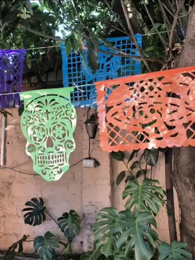Guirnaldas o banderitas Mexicanas para Decoración - miniatura 1