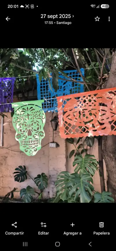 Guirnaldas o banderitas Mexicanas para Decoración - miniatura 4