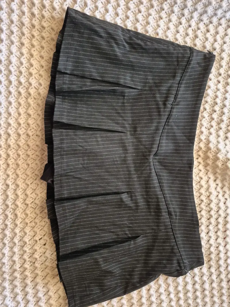 Falda short a rayas talla XL - 3
