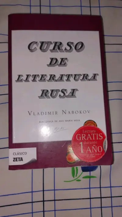 Libro Curso de Literatura Rusa de Vladimir Nabokov - miniatura 1