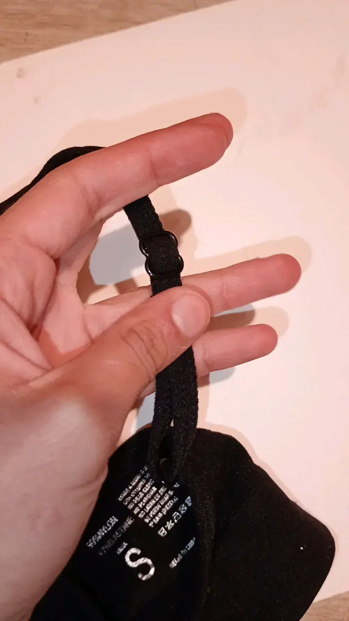 Sostén deportivo negro Index talla S - 3