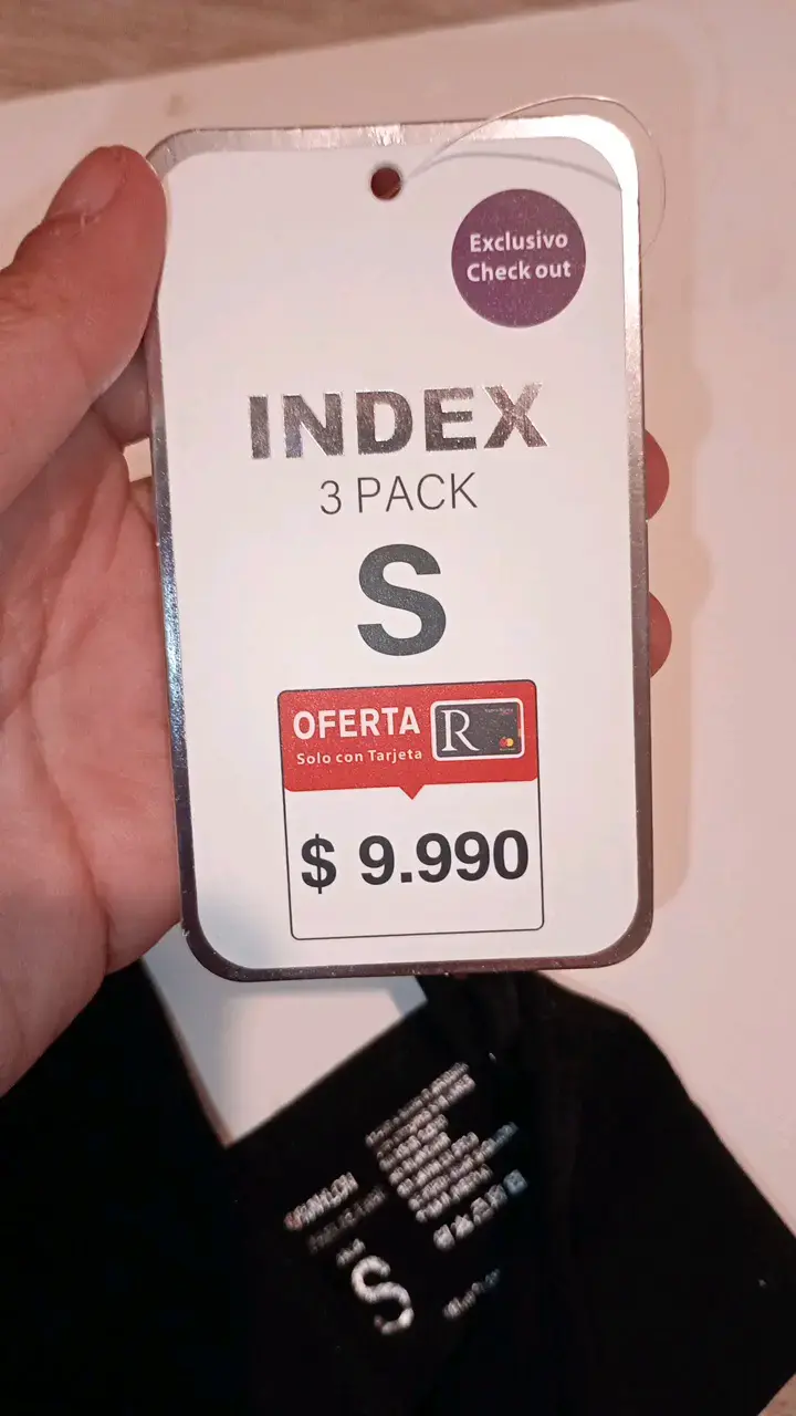 Sostén deportivo negro Index talla S - 4
