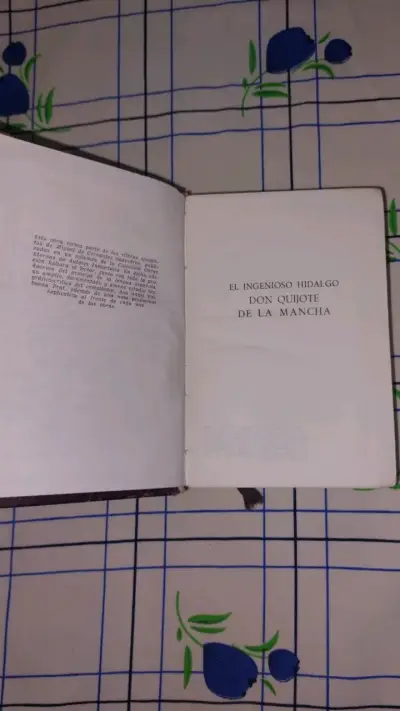 Libro antiguo Don Quijote de la Mancha - miniatura 2