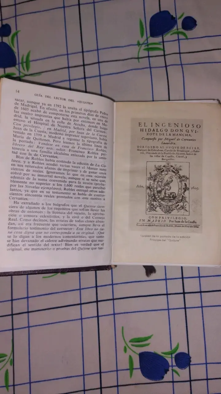 Libro antiguo Don Quijote de la Mancha - 4