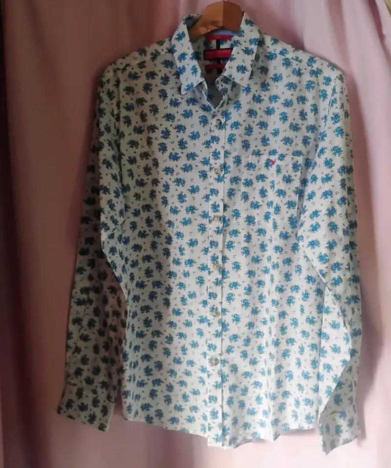 Camisa de hombre estampada Wills Lifestyle - 1