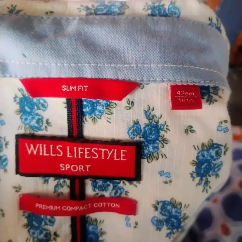 Camisa de hombre estampada Wills Lifestyle - 3