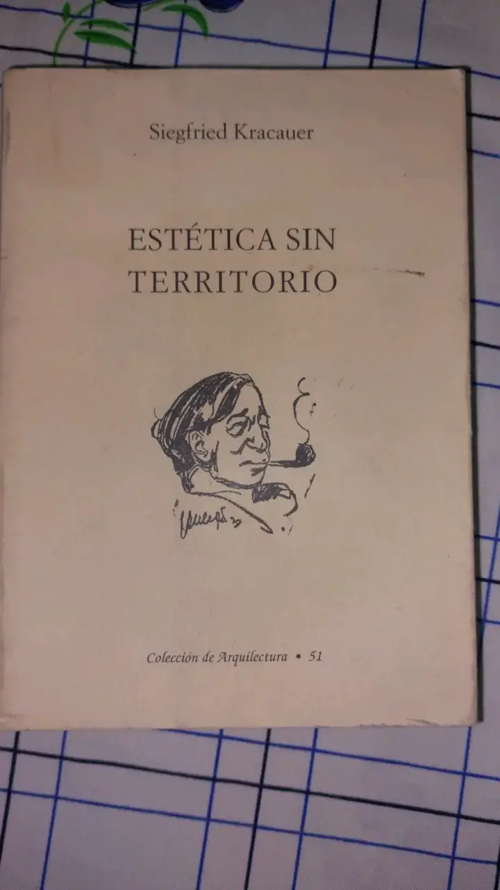 Libro 'Estética Sin Territorio' de Siegfried Kracauer - 1