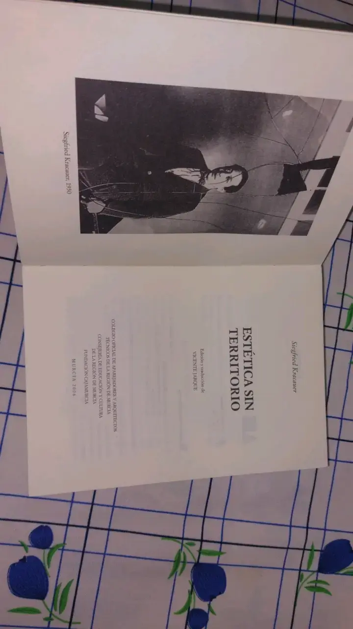 Libro 'Estética Sin Territorio' de Siegfried Kracauer - 2