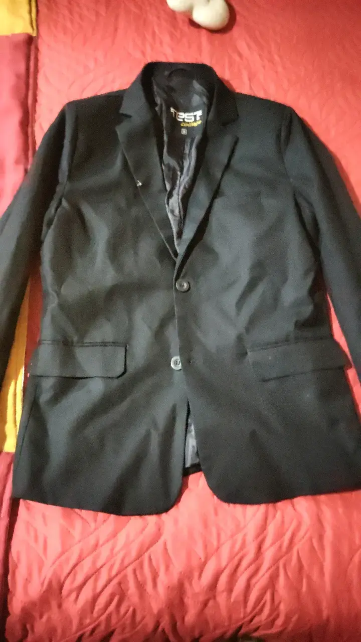 Blazer negro para hombre talla 16