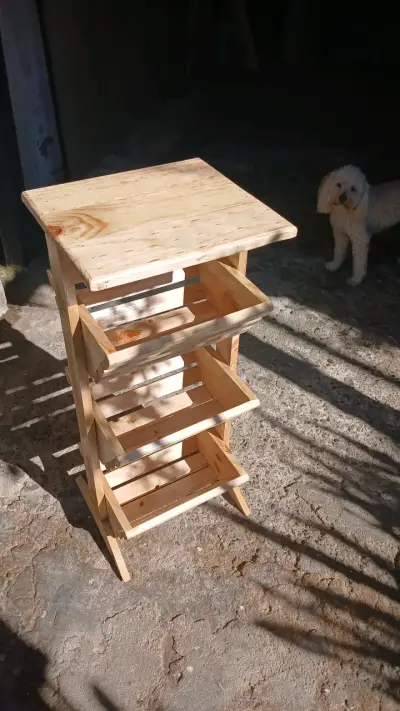 Estante de madera con 3 niveles - miniatura 3