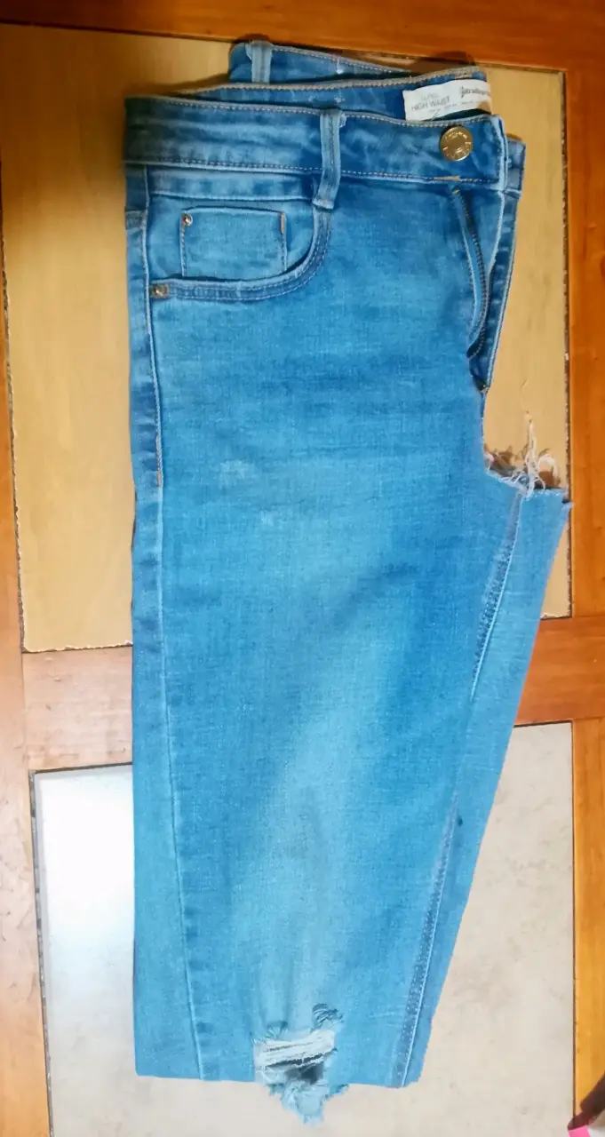 Jeans Stradivarius Super High Waist Azul