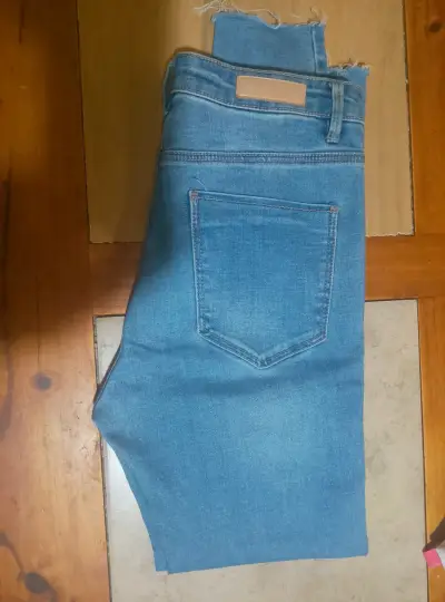 Jeans Stradivarius Super High Waist Azul - miniatura 2