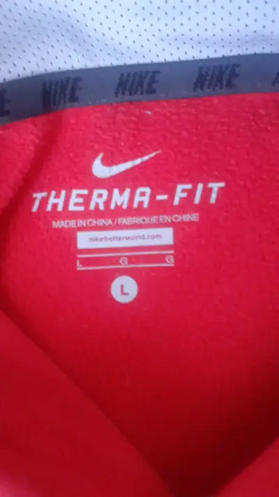 Polerón Nike Therma-Fit Rojo Talla L - miniatura 1