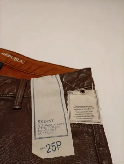 Pantalon Skinny engomado Banana Republic,T: 34/36p - miniatura 2