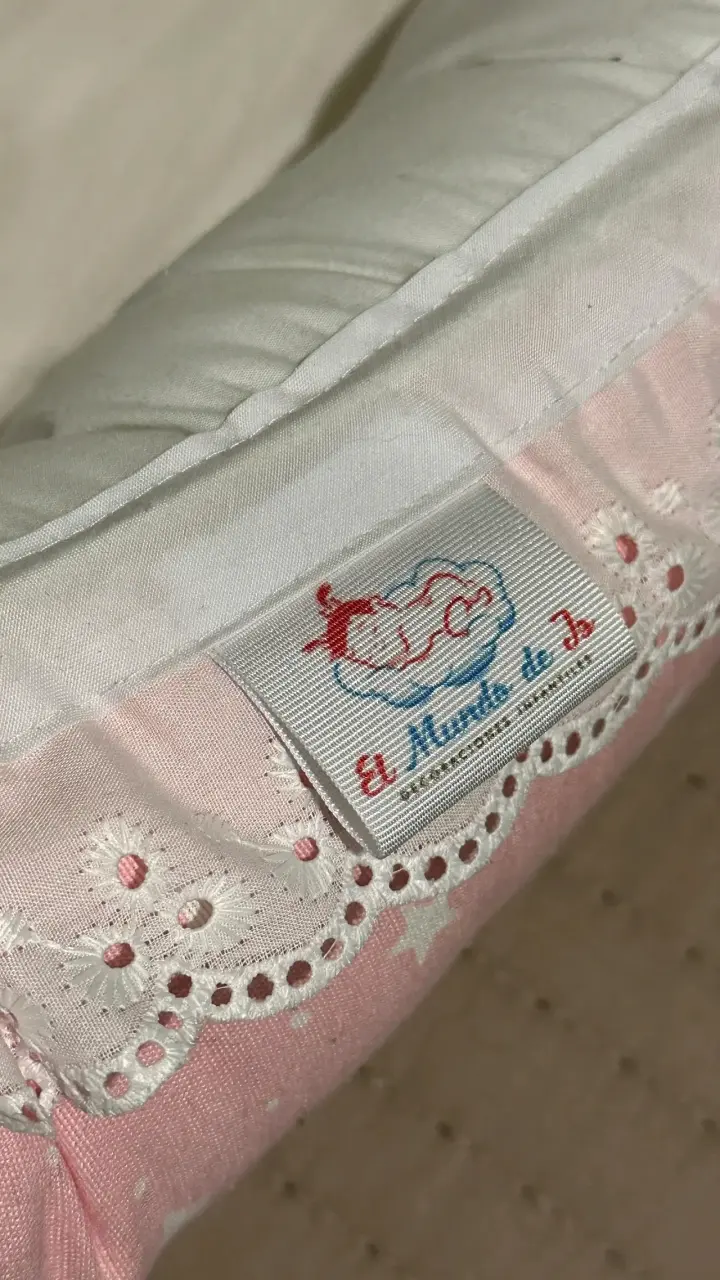 Cuna Nido para Bebé Rosa El Mundo de Jo - 3