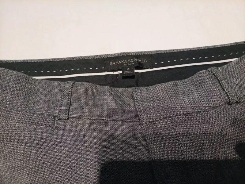 Pantalones de vestir grises Banana Republic Sloan - 2