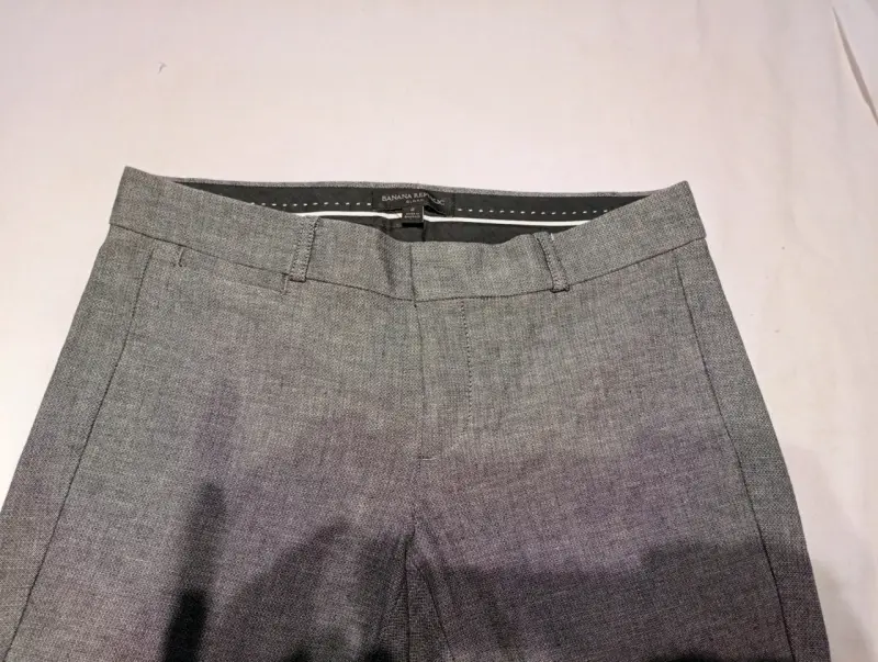 Pantalones de vestir grises Banana Republic Sloan - 6