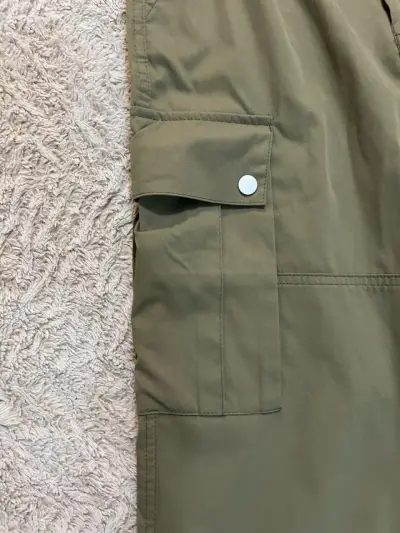 Pantalones cargo verde unisex talla S - miniatura 3