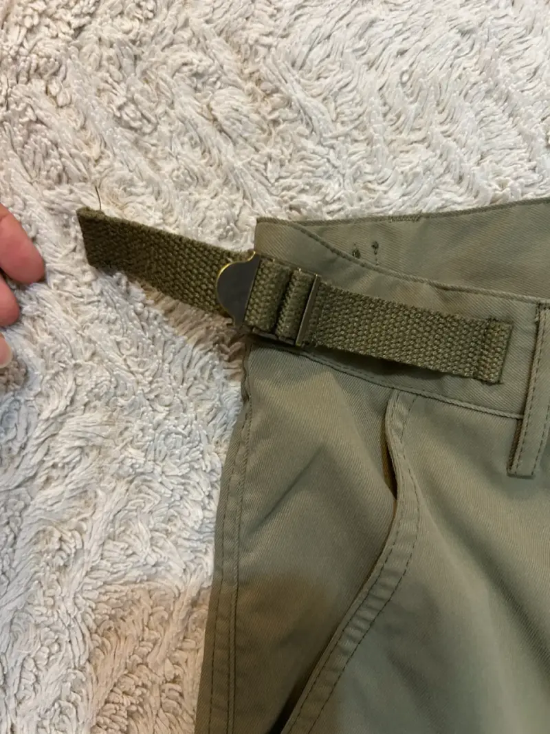 Pantalones cargo verde unisex talla S - 4
