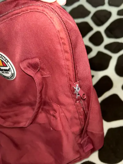 Mochila Ellesse roja unisex con logo - miniatura 5