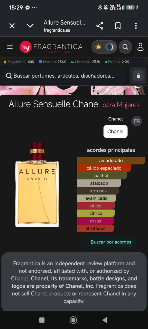 Perfume Allure Sensuelle Chanel EDP Mujer 100ml - 2