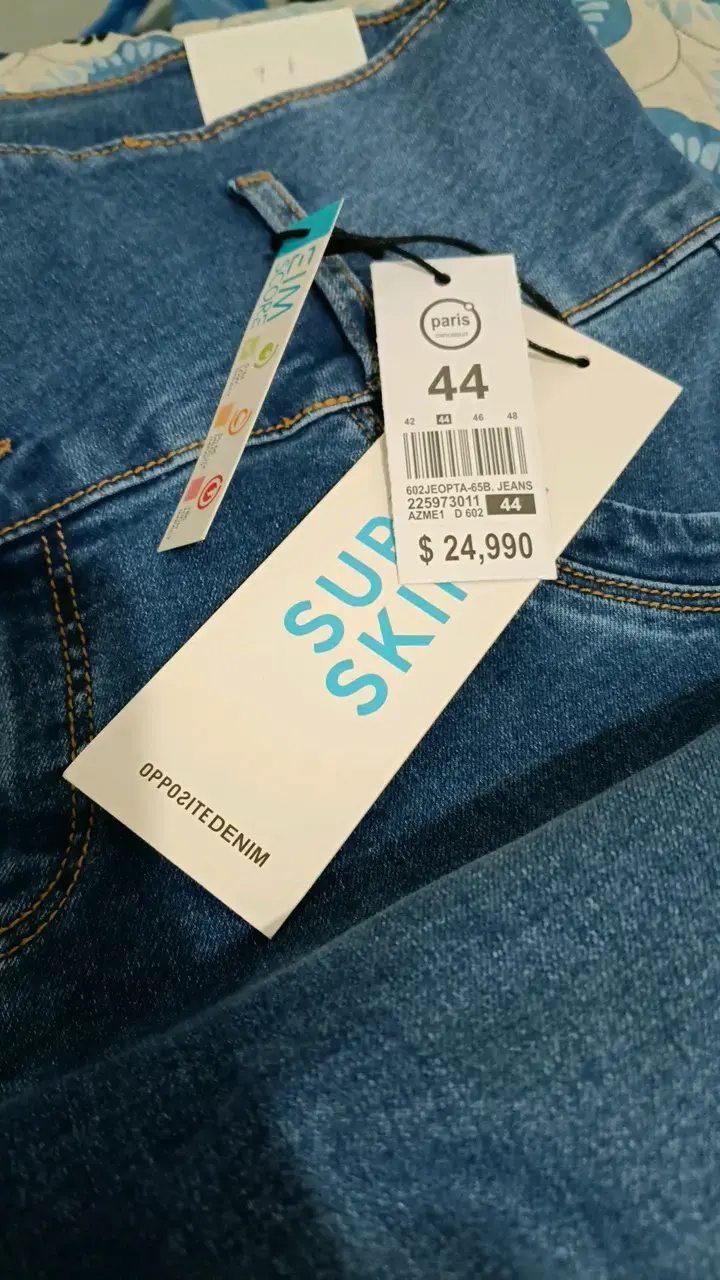 Jeans Skinny Azul Talla 44 OPPOSITE - 1