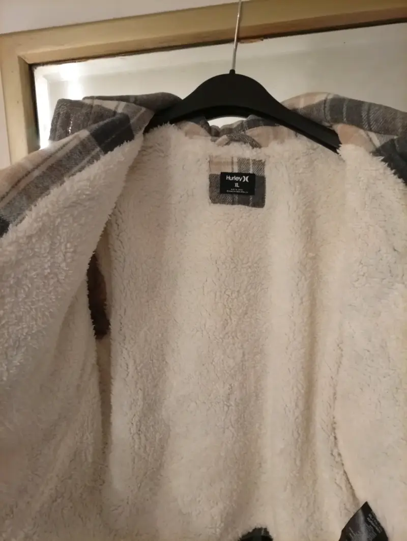Chaqueta de franela a cuadros Hurley XL - 3