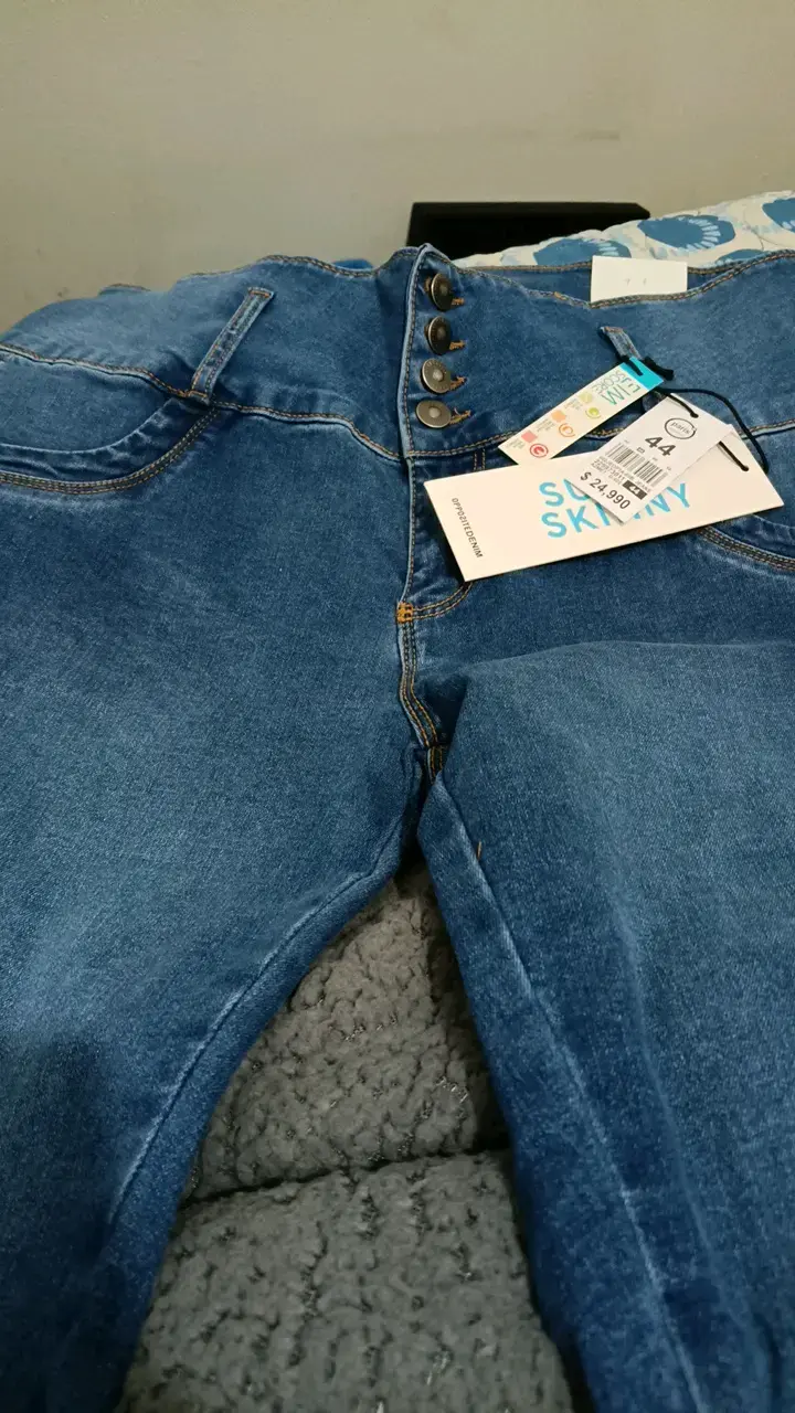 Jeans Skinny Azul Talla 44 OPPOSITE - 2