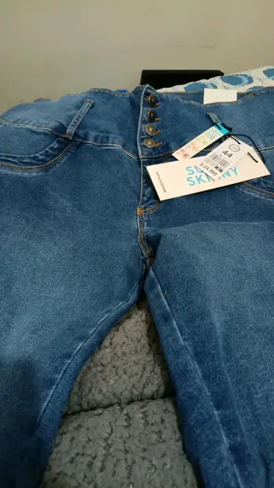 Jeans Skinny Azul Talla 44 OPPOSITE - miniatura 2