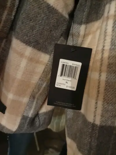 Chaqueta de franela a cuadros Hurley XL - miniatura 5