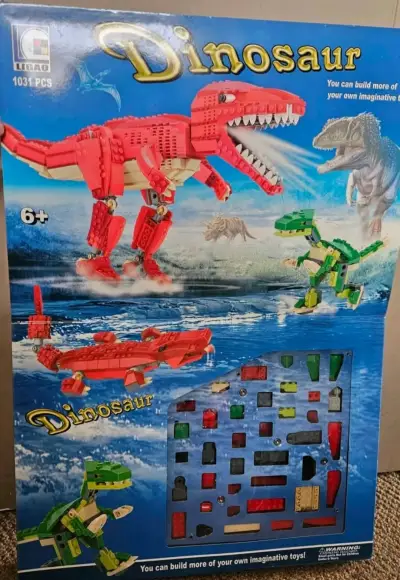 Set de construcción dinosaurios 1031 piezas Ligao - miniatura 2
