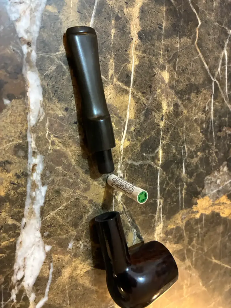 Pipa de madera brezo nueva para fumar tabaco - 5