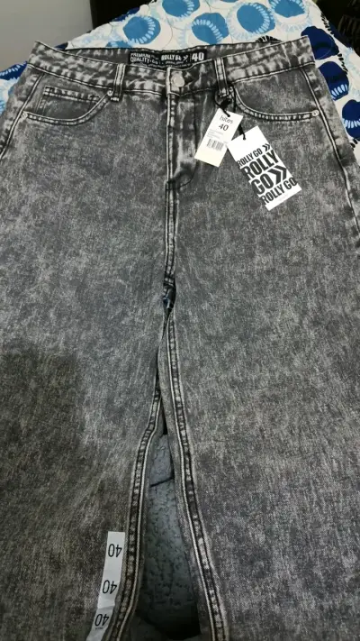 Jeans gris Rolly Go talla 40 para mujer - miniatura 1