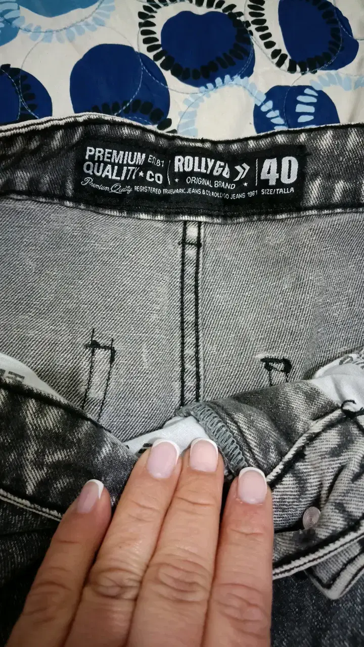 Jeans gris Rolly Go talla 40 para mujer - 3
