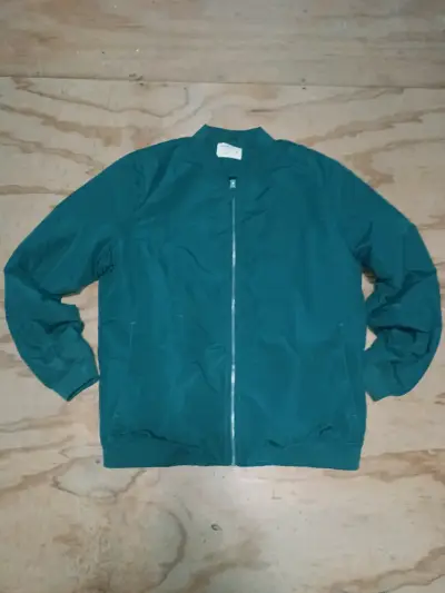 Chaqueta bomber verde para hombre - miniatura 1
