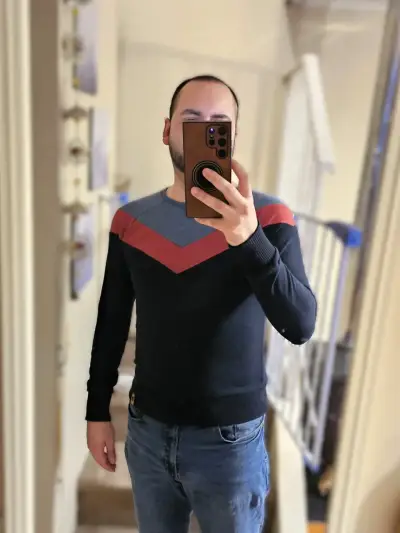Polerón Fli Papigu hombre talla M - miniatura 3