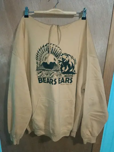 Polerón con capucha Bears Ears beige - miniatura 2