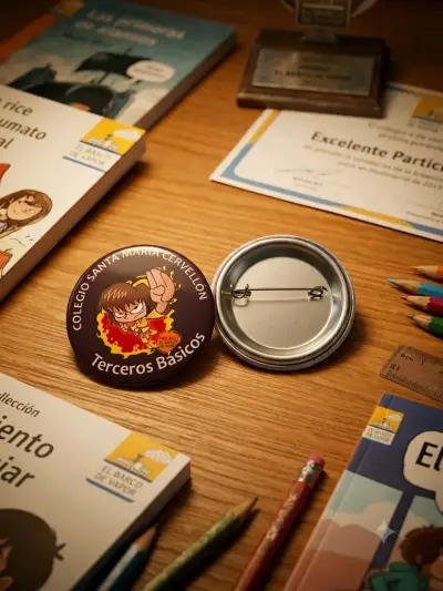 chapitas con imagen y frases - miniatura 1