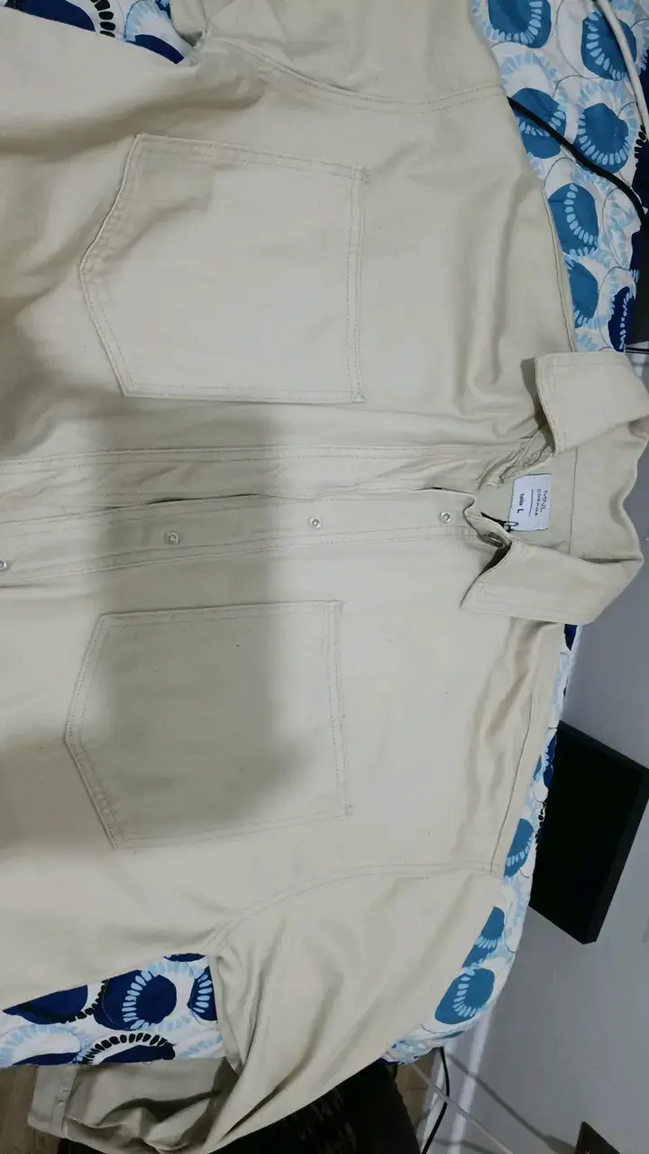 Chaqueta jean beige dama MNL Corona talla L - 2