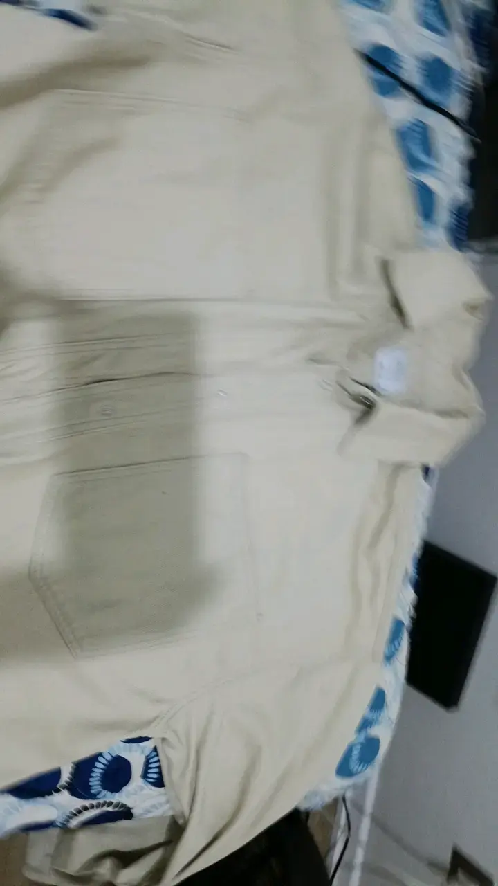 Chaqueta jean beige dama MNL Corona talla L - 3